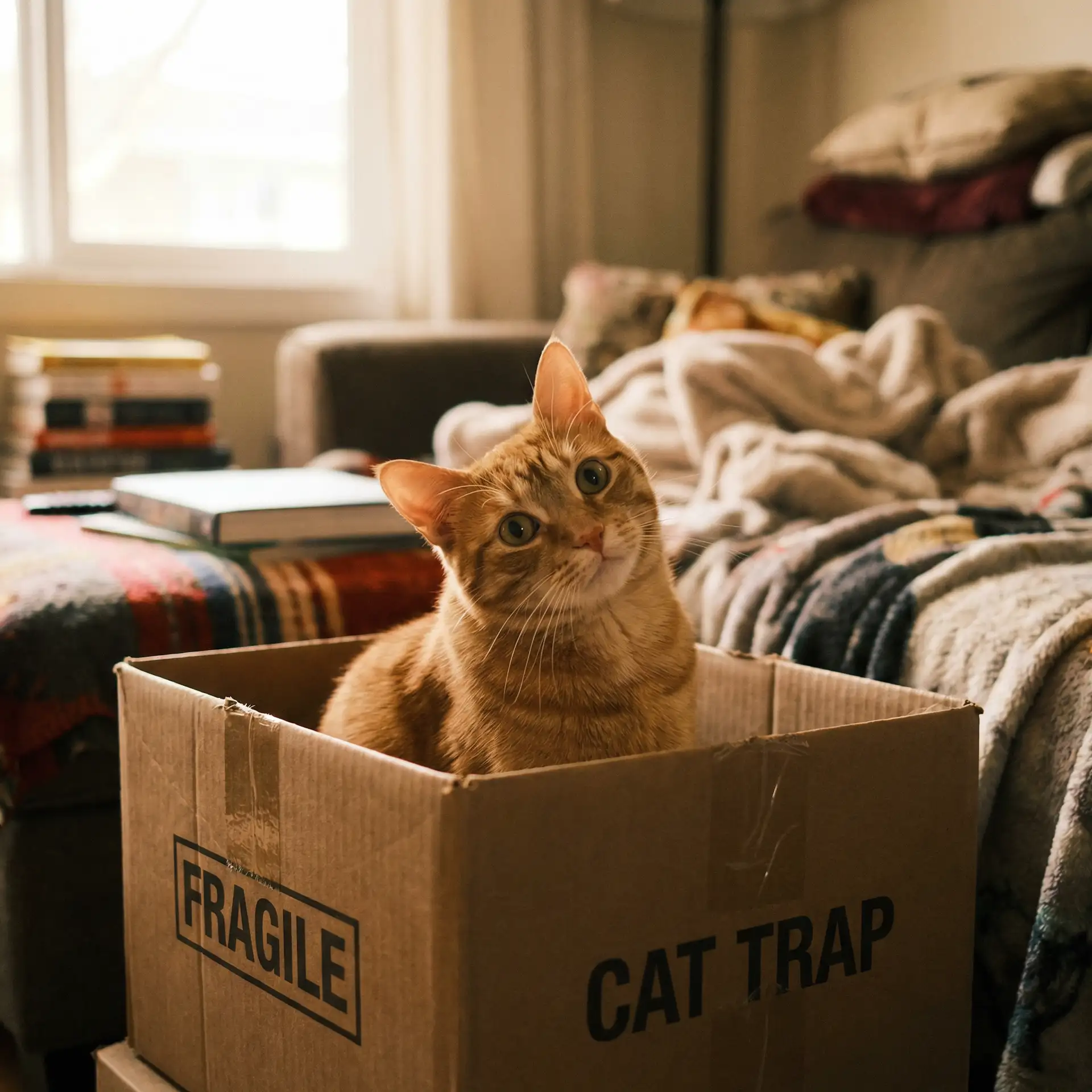 橘猫躲在纸箱里 - 甜性涩爱高清完整版